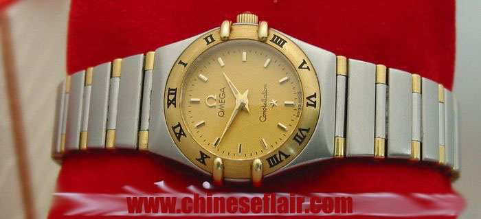 Omega Constellation Gold Face Ladies Watch